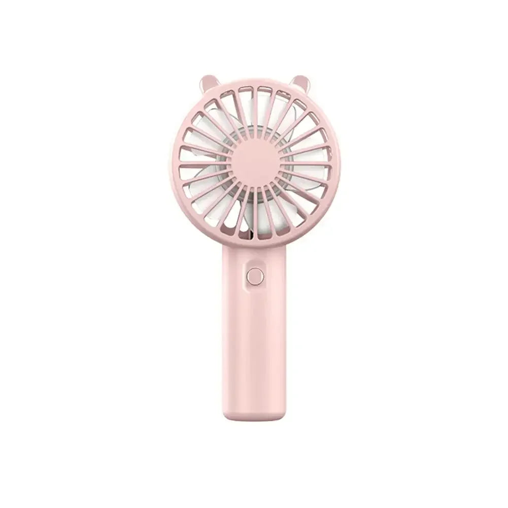 Mini USB Rechargeable Fan – Quiet Handheld Fan for Desk & Travel